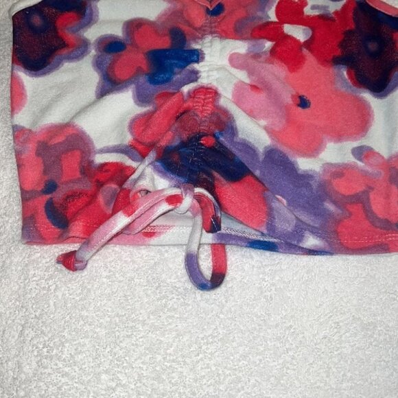 juicy Couture tie dye all over floral tie up sleeveless top size small - Picture 5 of 10